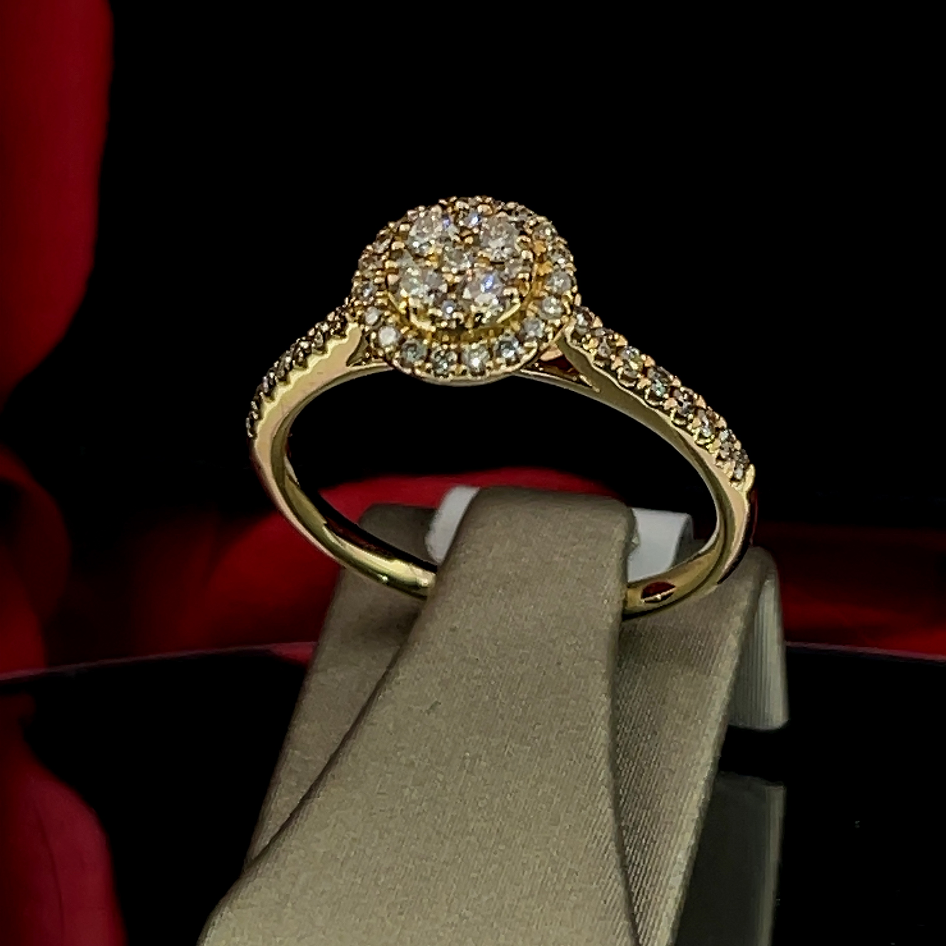 Diamanten dames ring